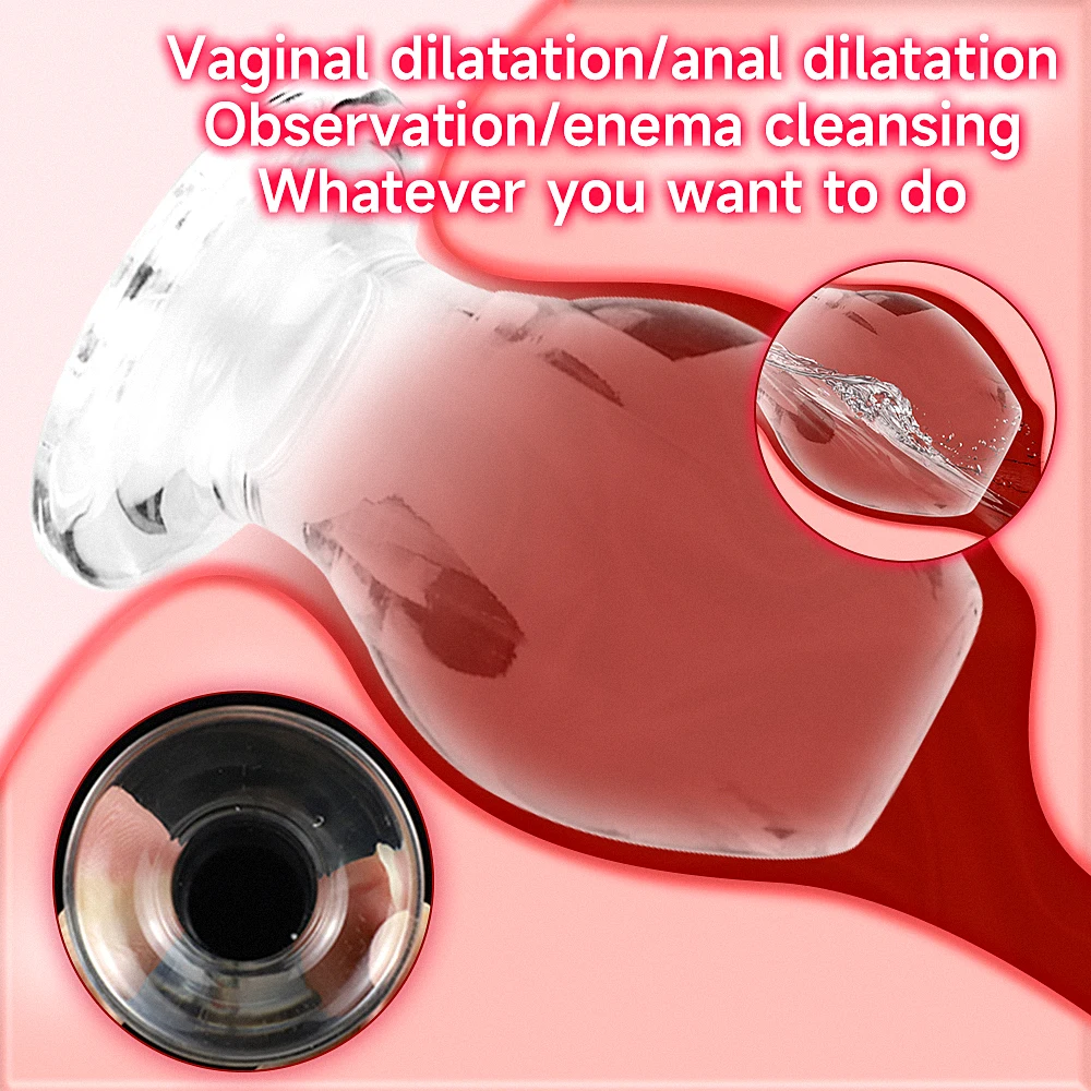 شفافة المكونات بعقب المكونات حقنة شرجية أدوات مثلي الجنس مثليه الشرج المتوسع اكسسوارات الجنس للأزواج #1