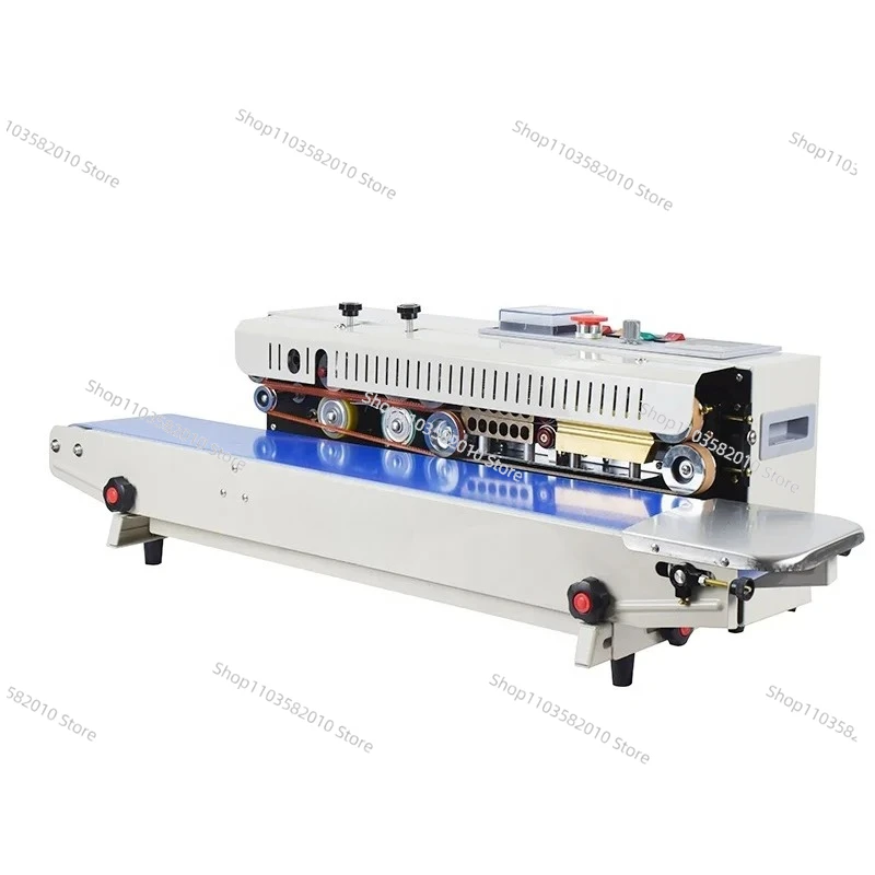 FR-1000 Automatic Horizontal Heat Sealing Machine Plastic Film Bags Continuous Band Sealer Ink Printer Food Paper Pouches