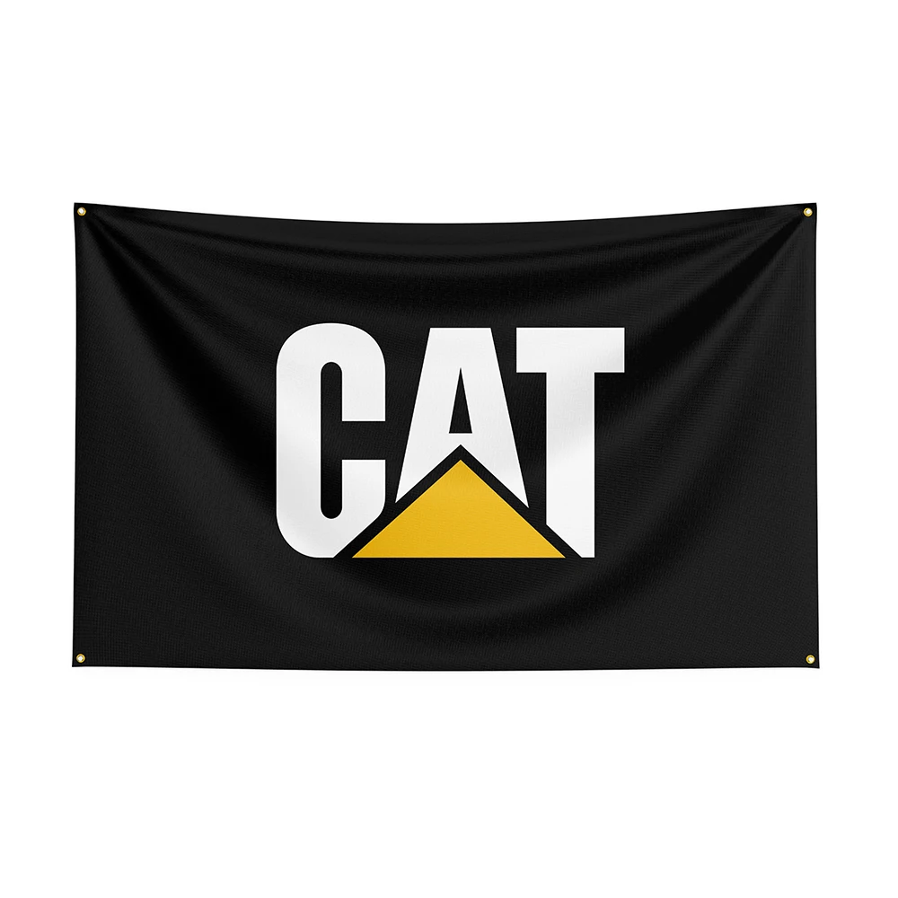 

3x5 Caterpillars Flag Polyester Printed Excavator Banner For Decor 1