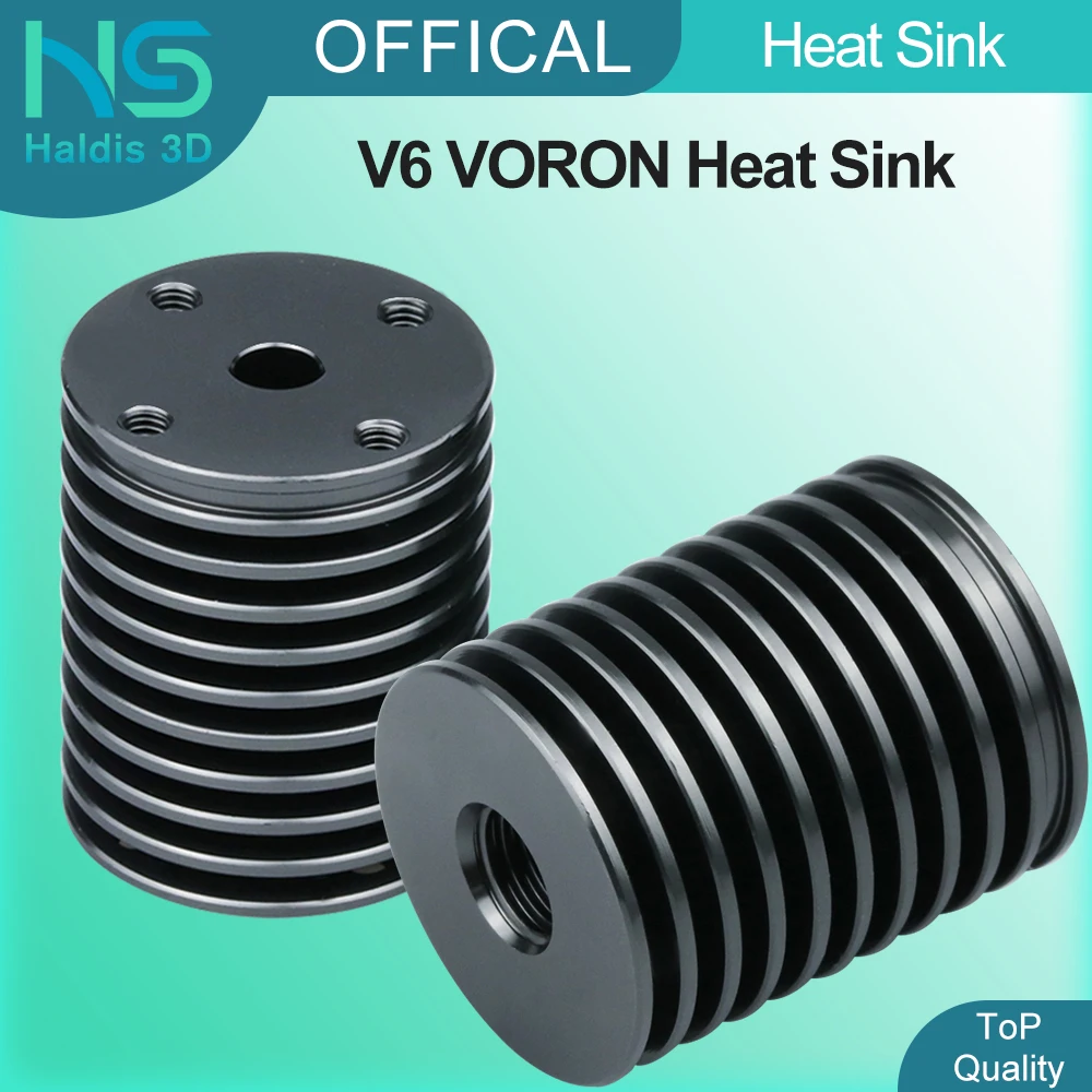 For Voron V6 Hot Sink High Temperature Resistant Aluminum Volcano Hotend Kit Voron Radiator 3D Printer Replacement Part Hotsink