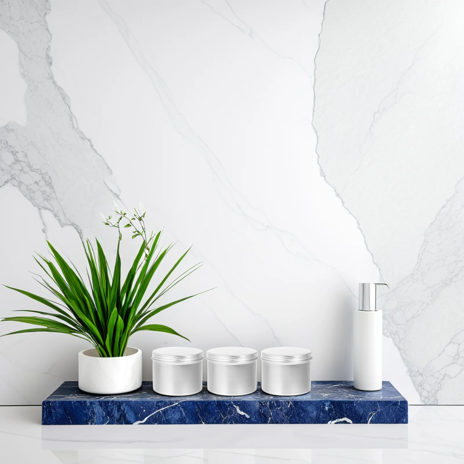 

6Pcs Aluminum Storage Can Mini Airtight Tea Leaves Storage Jar Refillable Aluminum Containers Tea Leaf Can