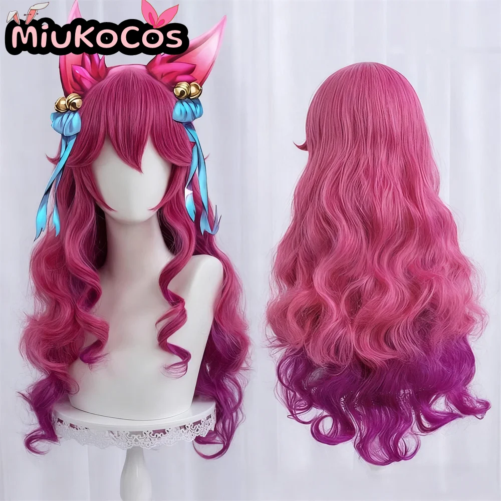 

В НАЛИЧИИ Ари Косплей Парик Miuko Косплей Игра League of Legends Косплей