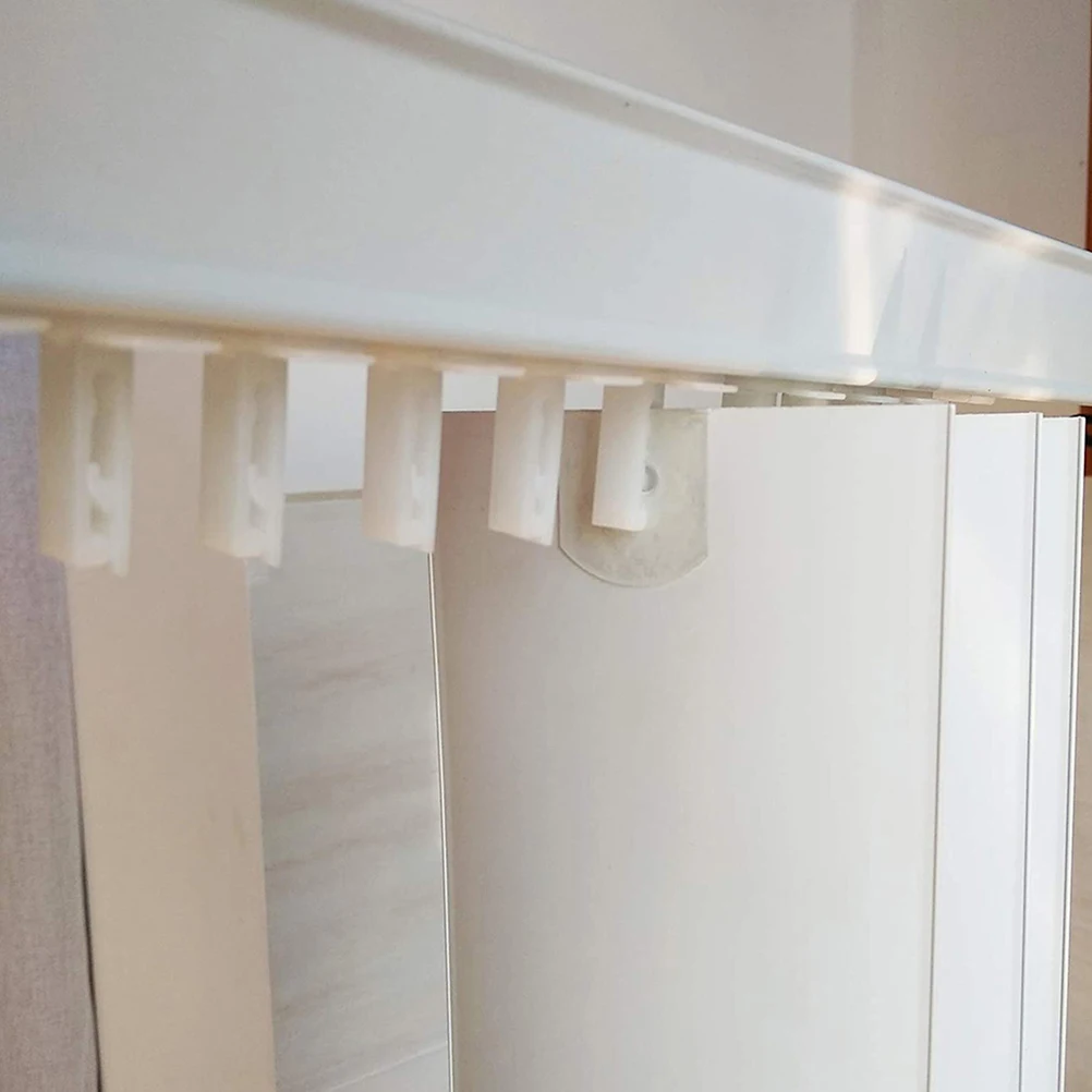 

12 Vertical Blinds Tabs White Replacement Parts 12 Sets Curtains Pulley Accessories Blind Repair Kit Carrier Stems Suitable Most