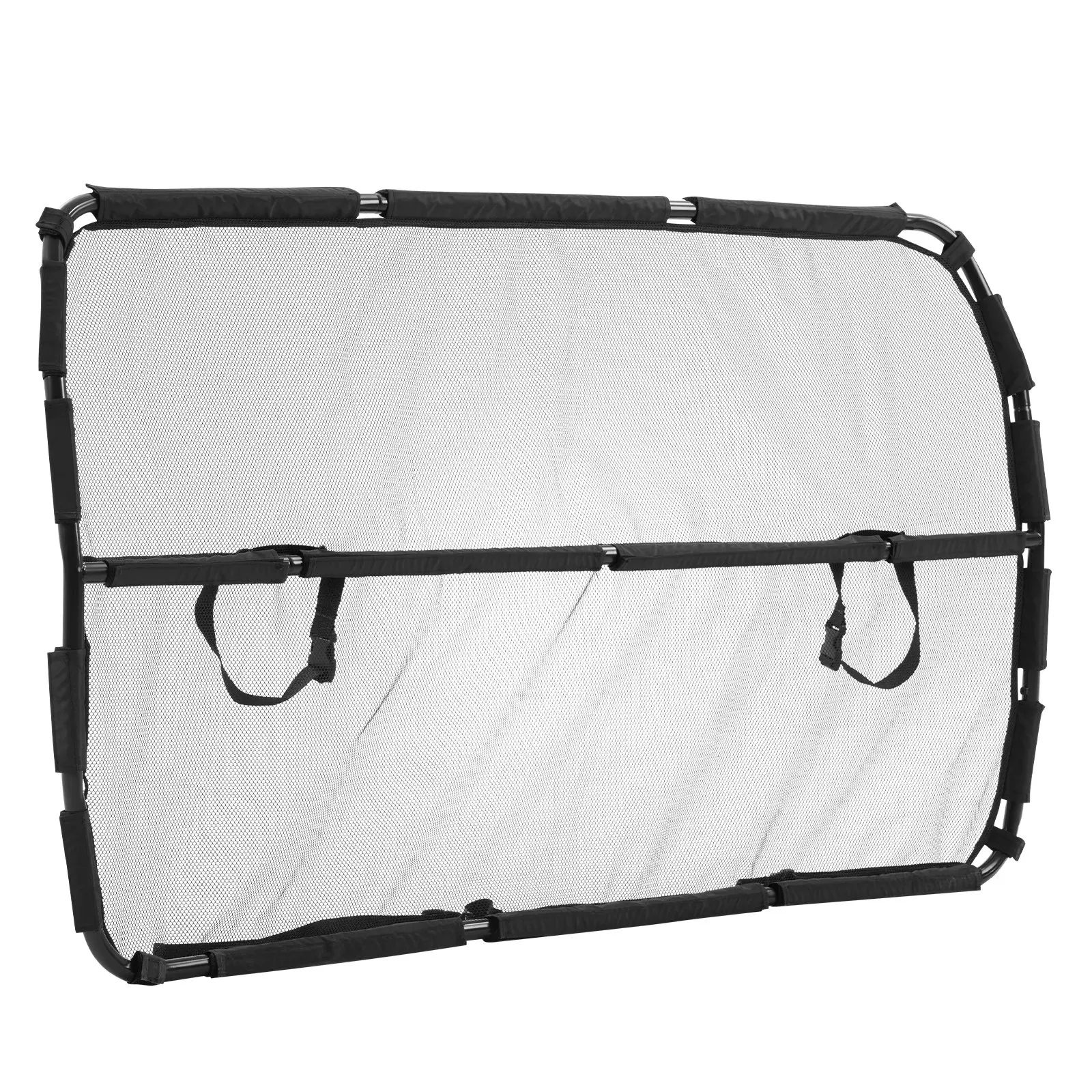 

Dog Car Barrier, 56" Wide Car Divider For Front Seats Installation, Vehicle Pet Barrier With See Through Net Mesh,