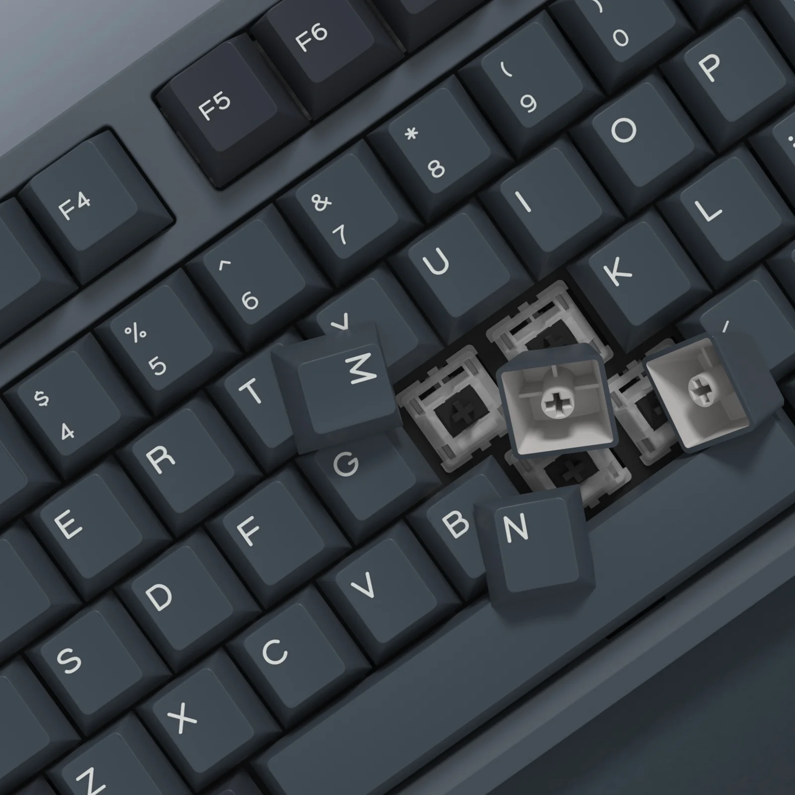 KBDiy-GBrosApollo Keycaps pour clavier mécanique, PBT, double injection, commutateurs MX, ISO 176, prédire, bricolage personnalisé, aucun profil