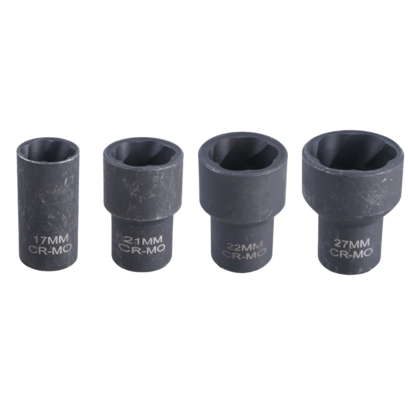 dwan 6Pcs Lug Nut Remover for Removing Damage Rusted Nut Screws Wheel Lock Removal Maintenance 17MM 19MM 21MM 22MM 27MM