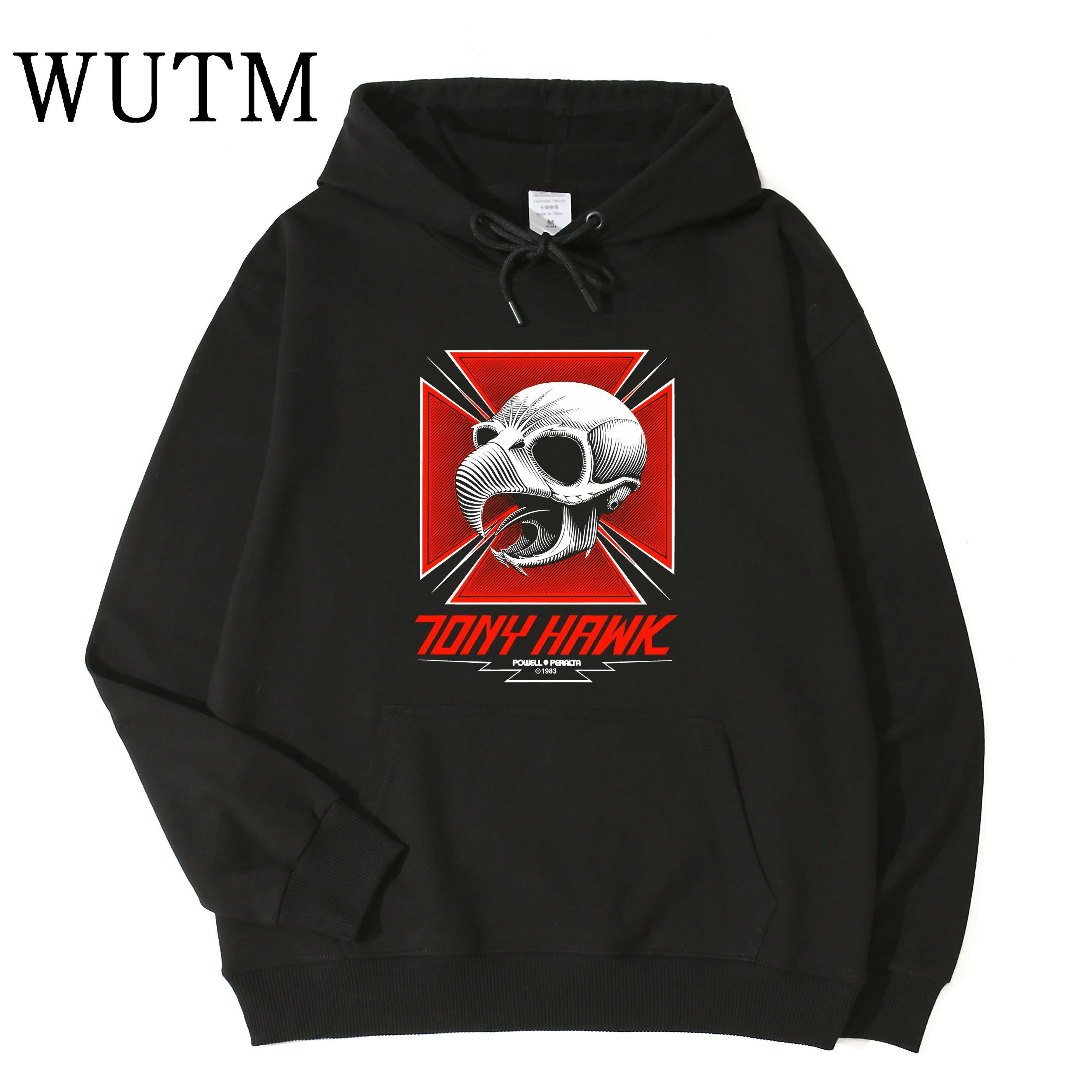 Nuevo Tony Hawk sudaderas con capucha unisex de manga larga