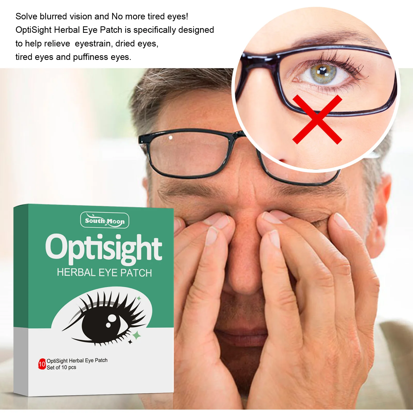 Myopia Treatment Eye Patch Rapid Recovery of Vision Farewell To Glasses Relieve Eye Fatigue Reduce Myopia Improve Vision