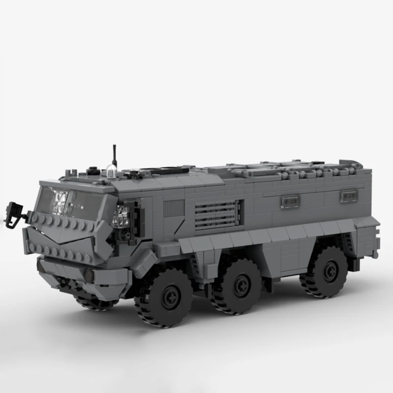 MOC Building Block Military Armored Vehicle Series Kamaz Typhoon Mine-Resistant Ambush Protected Assembly Model Bricks Toys Gift