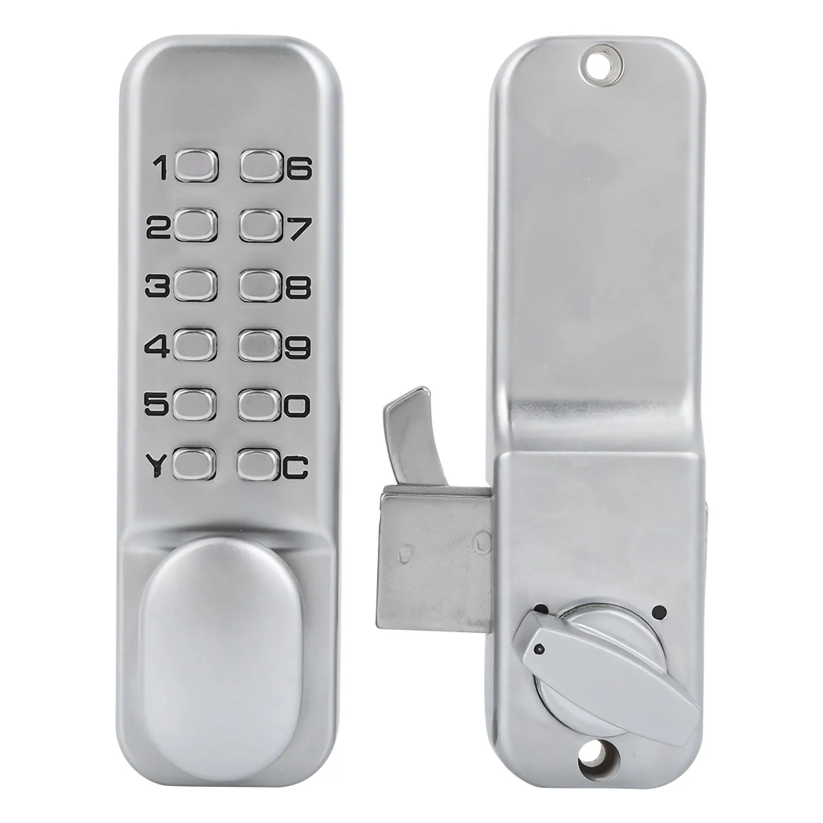 1‑11 Digits Mechanical Combination Lock Sliding Door Keyless Access for Kitchen  Balcony Mechanical Keyless Access
