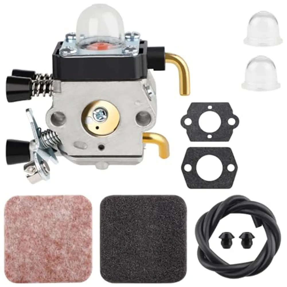 FS80R FS85 FS74 FS76 compatible carburetor air filter oil filter oil cup kit includes pre filter fuel hose and bulbs