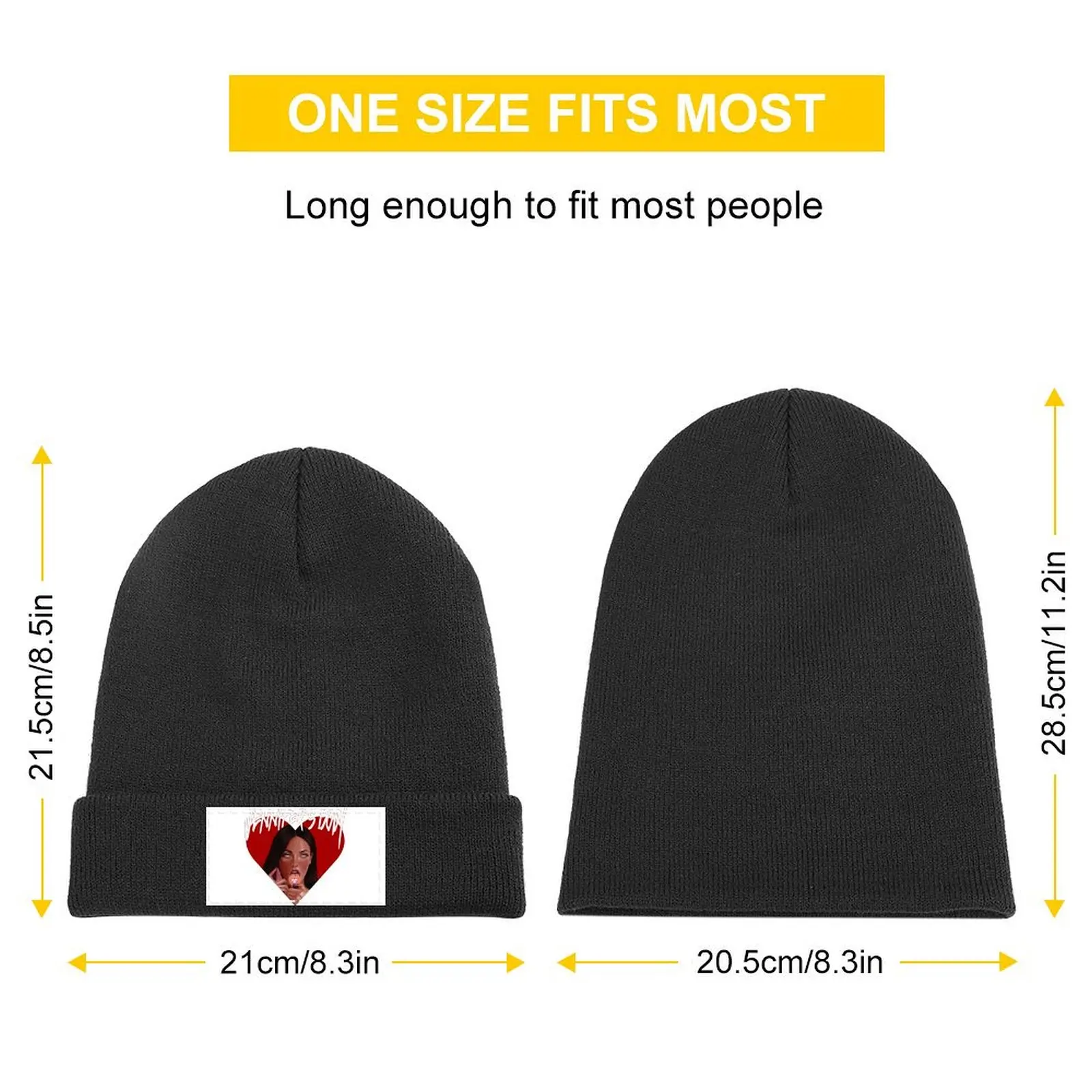 Jennifer’s Body Heart! Knitted Cap Icon Hip Hop Trucker Hats For Men Women's