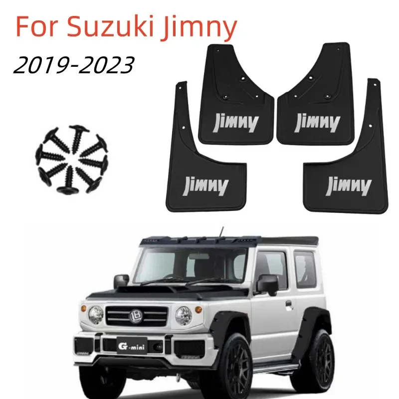 For Suzuki Jimny 2019 2020 2021 2022 2023 Mudguards 4pcs Car Mudflaps Fender Mud Flap Guard Splash Guards