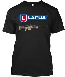 NWT Lapua  arms Gun Sniper Graph Vintage Retro Logo T-Shirt S-4XL