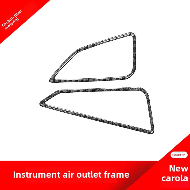 

Suitable for Toyota20Carola/Lei LingCorollaModified Dashboard Air Vent Decorative Sticker Carbon Fiber Interior