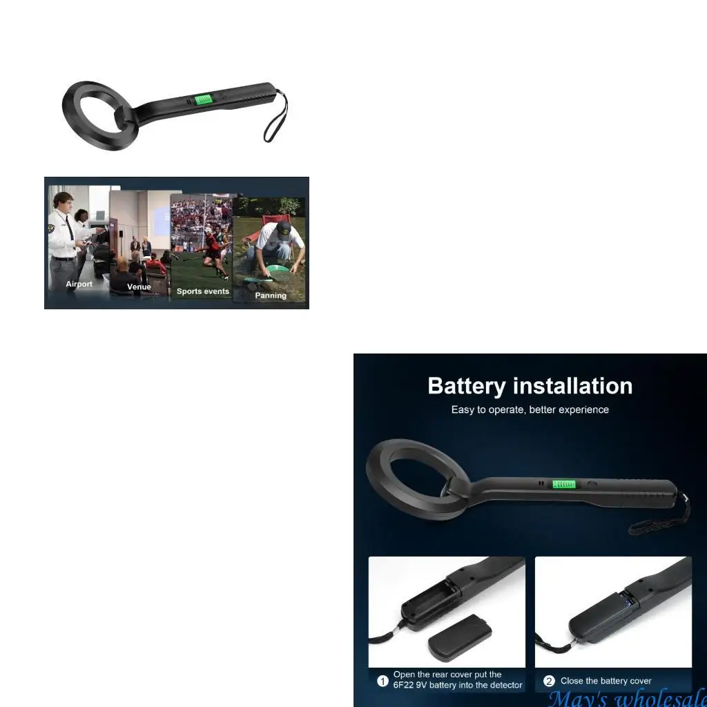 User Friendly Metal Detecting Tool Portable Metal Detectors Low Indicate 448A