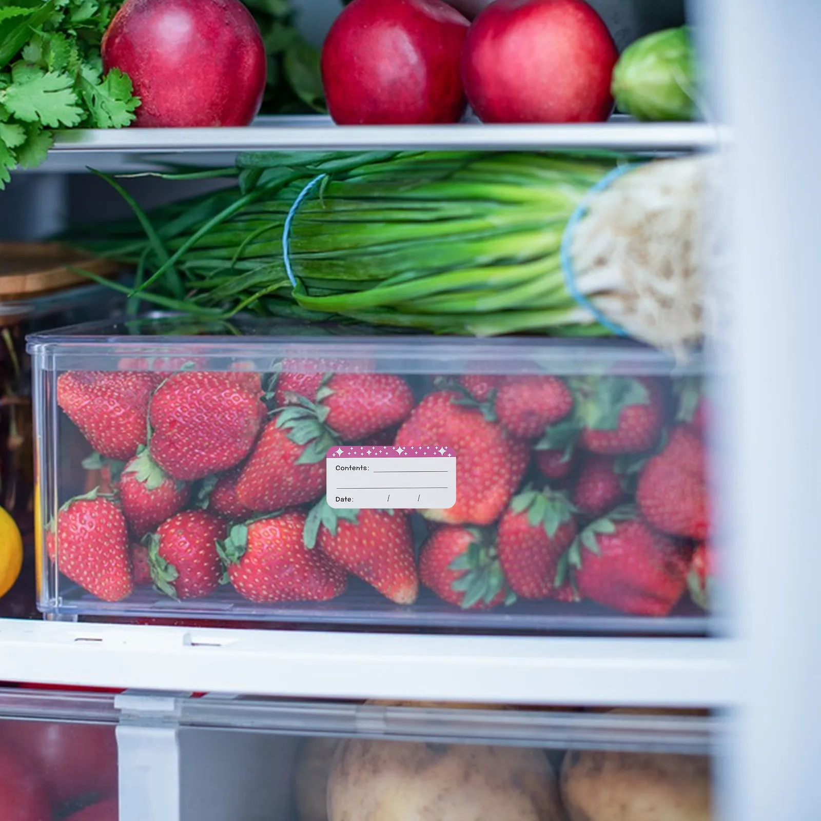 

50 листов водонепроницаемых этикеток для замороженных продуктов, для банок и контейнеров для специй, с полем для записи даты, не оставляют следов при удалении