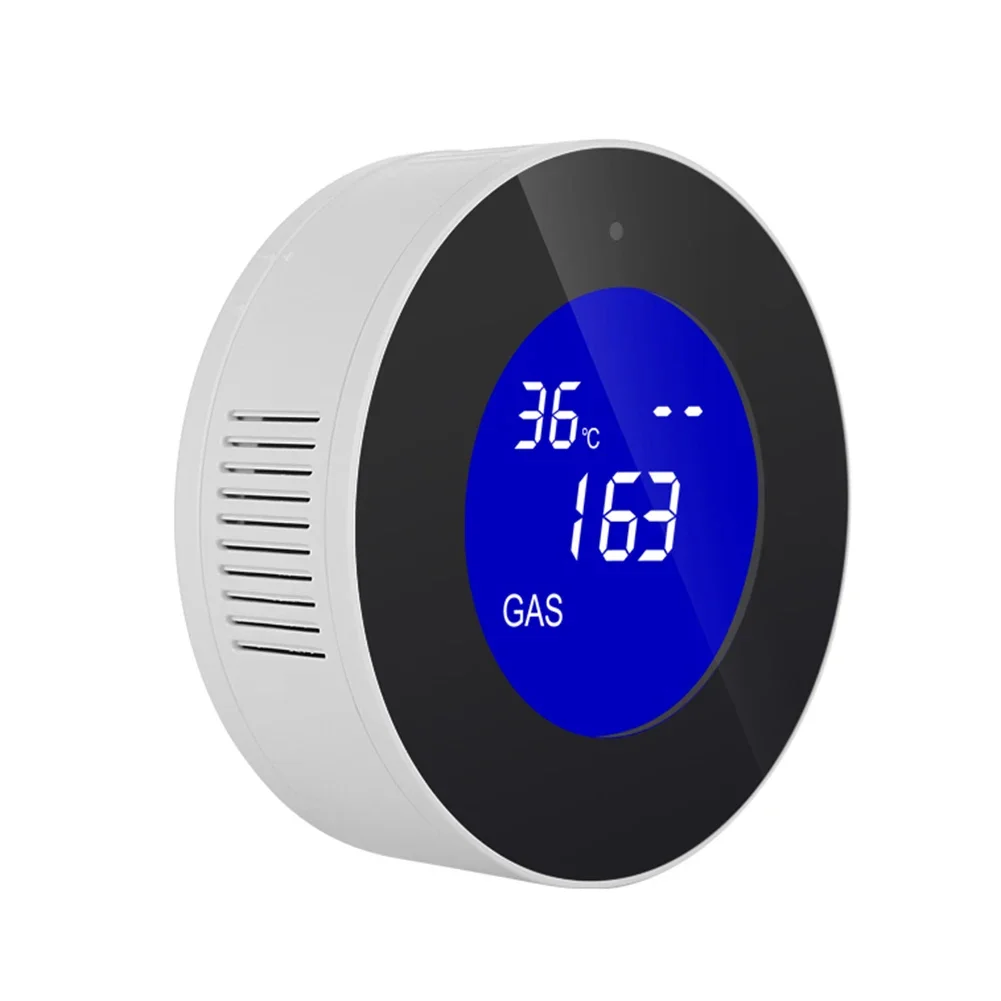 

For Tuya WiFi GAS Leak Sensor Alarm Fire Security Detector APP Control Safety Smart Home Leakage Sensor Support Smart App