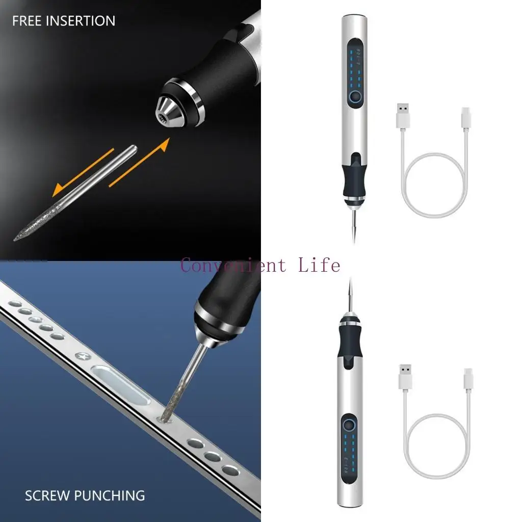 

L1EE Mini Cordless Drill Power Tool Electric 3.7V Drill Grinder Grinding Engraving