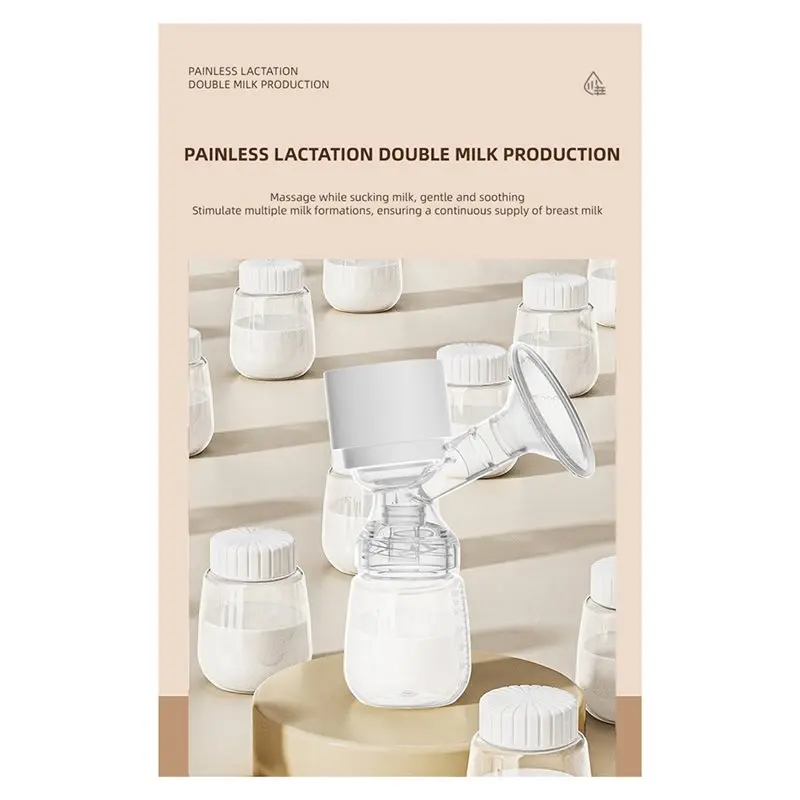 fbil-電動搾乳器-ポータブル-ベビー用乳首付き哺乳瓶-産後用搾乳器
