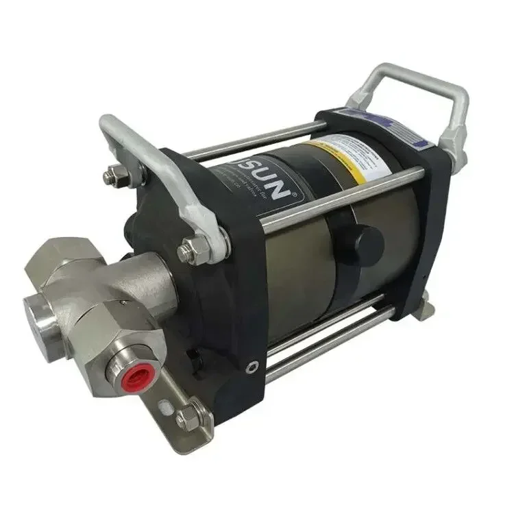 2026 Premium  USUN  Model: 2AF300  double head driven single action ultra high pressure air driven hydro pressure testin