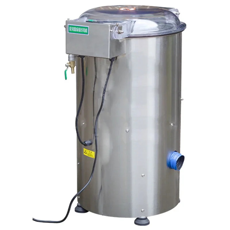 Máquina de lavar batata comercial totalmente automática de luxo, descascador de batata doce