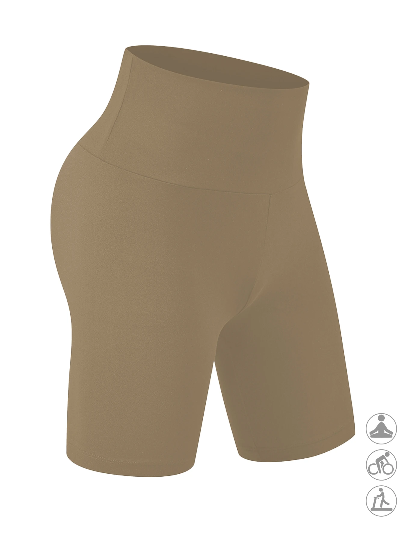 

Женские шорты для йоги с высокой талией в байкерском стиле, очень мягкие, непрозрачные, для тренировок, бега и домашнего использования