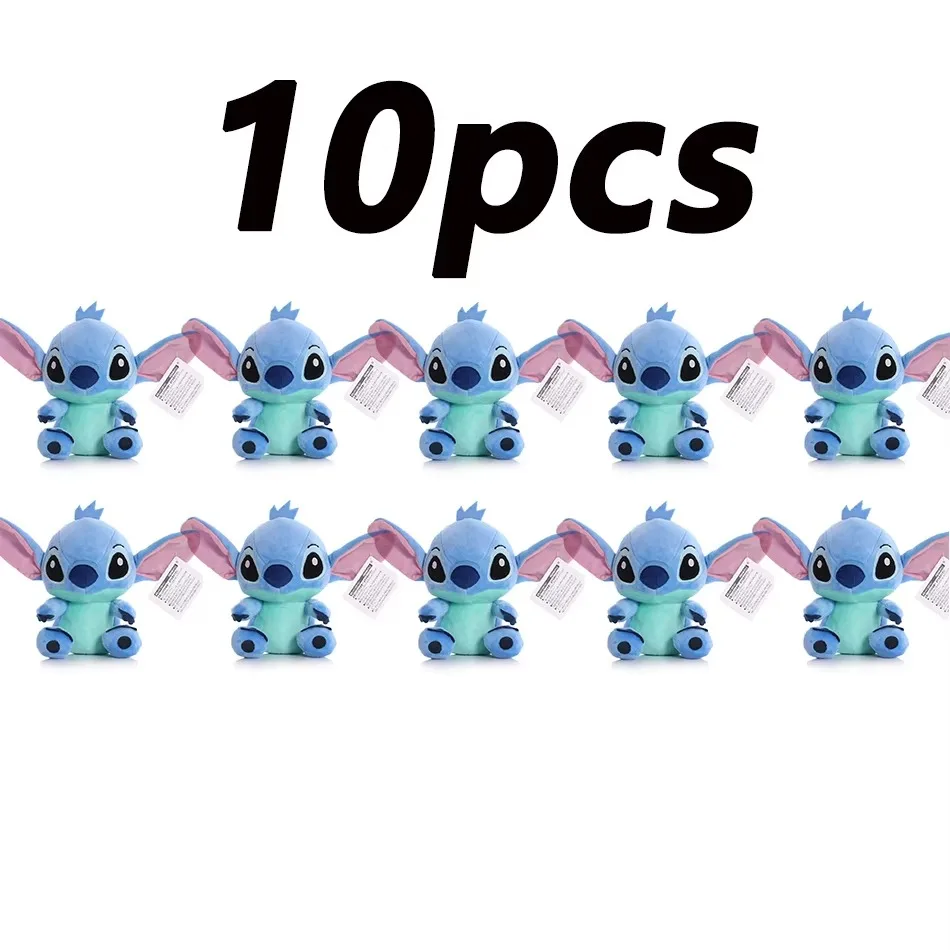 Neue Stich Figur Spielzeug Set Cartoon Mini Puppe Modelle Kuchen Dekoration Zubehör PVC Anime Engel Tisch Ornamente Kind Geburtstag Geschenk