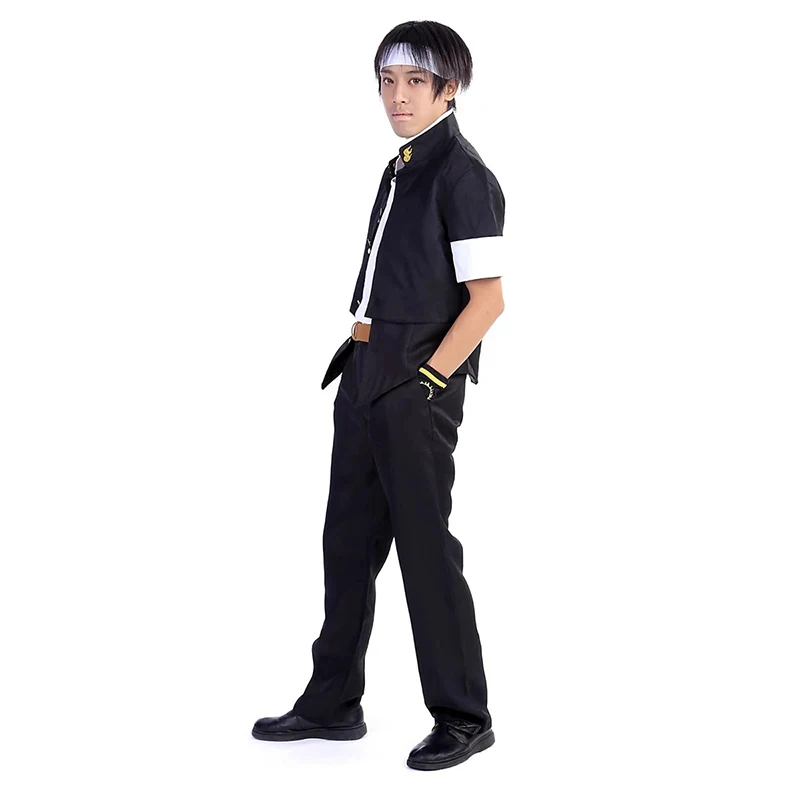 

3'x,4'f\6/Kyo Kusanagi Cosplay Costumes Anime KOF Role Play Uniform Halloween Carnival Dressing For Menf;5,b'7\k.