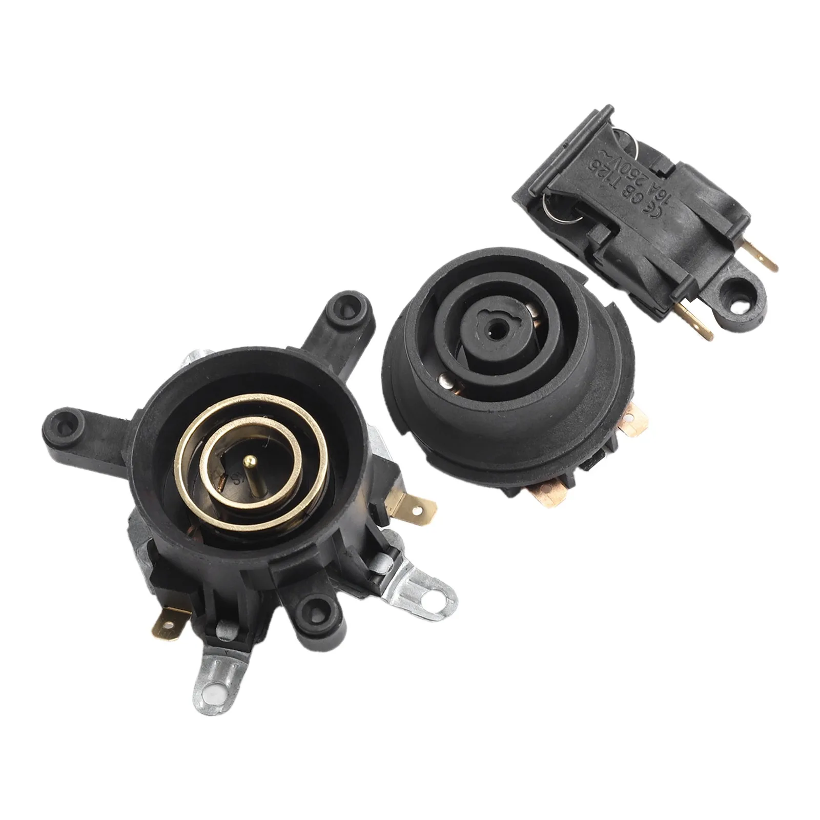 Appliance Accessories Temperature Control Kit Black Thermostat Switch Connector User-Friendly Design 3 Piece Set