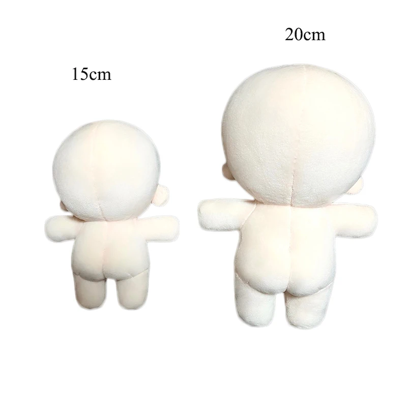 2022 novo diy boneca de pelúcia do bebê bonito mini handmake bonecas corpo bordado brinquedos para 20/15cm boneca recheada meninas meninos presentes brithday