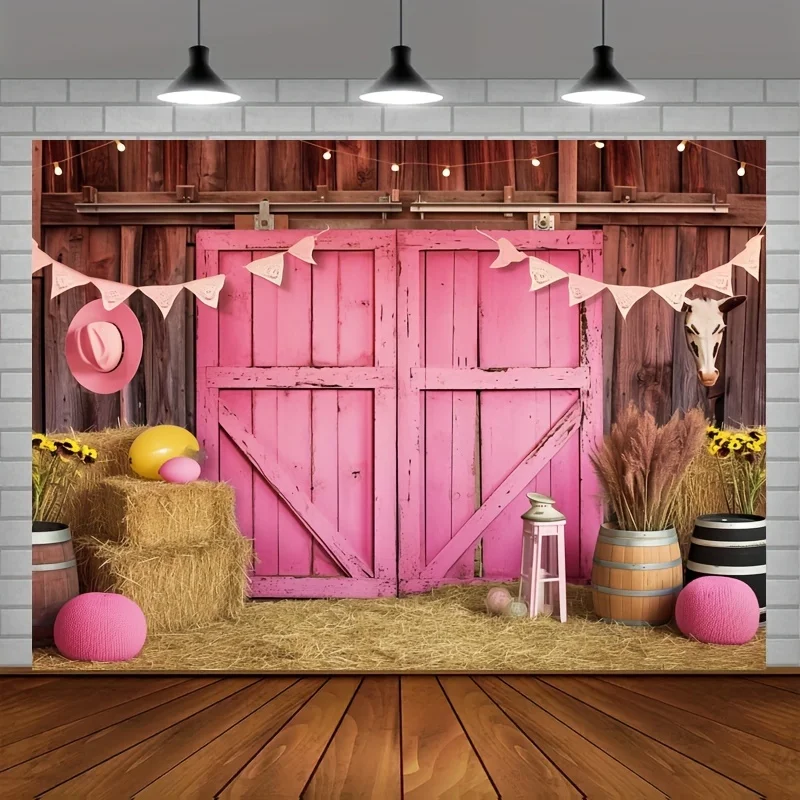 Rosa kuh fotografie hintergrund rosa cowgirl fotografie hintergrund rosa scheune hintergrund fotografie