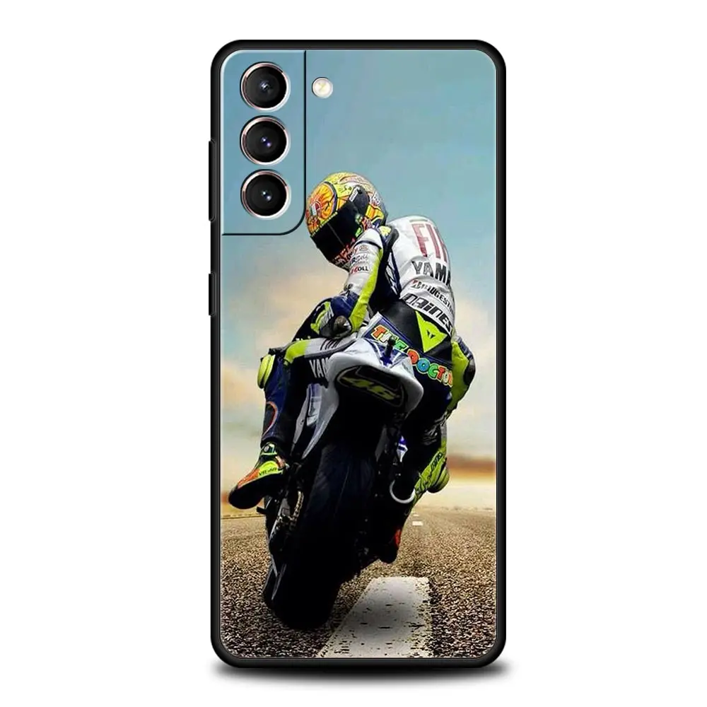 Moto Cross Motorcycle Sports Phone Case For Samsung Galaxy S23 S22 S21 Ultra S20 FE 5G S10 S9 S24 Plus S10E Cover Silicone Shell