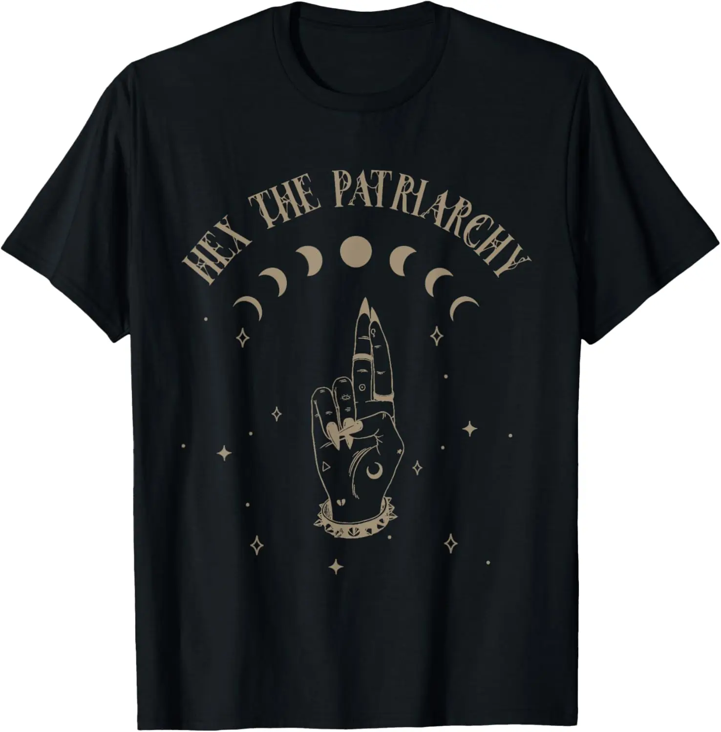 Feminist Witch, Hex The Patriarchy funny graphic feminism T-Shirt