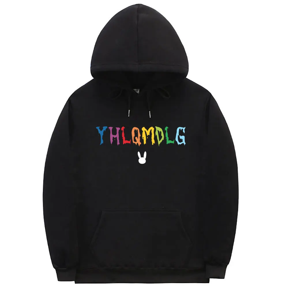 Bad Bunny YHLQMDLG Hoodie Men Women Cotton Hip Hop Hoodies Unisex Fashion Harajuku Sweatshirt Pullover Man Oversized Sweatshirts