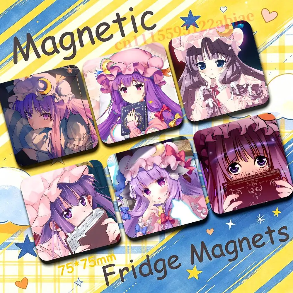 P-Patchouli Knowledge T-Touhou Lostword Magnet Refrigerator Fridge Sticker for Home Decor DIY Wall Decor