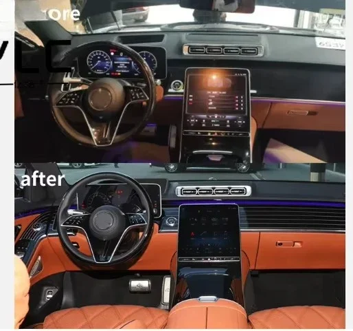 Interior Kit for W221 Upgrade to W223 S-class Modification Accessories Luxury Car Tuning Parts