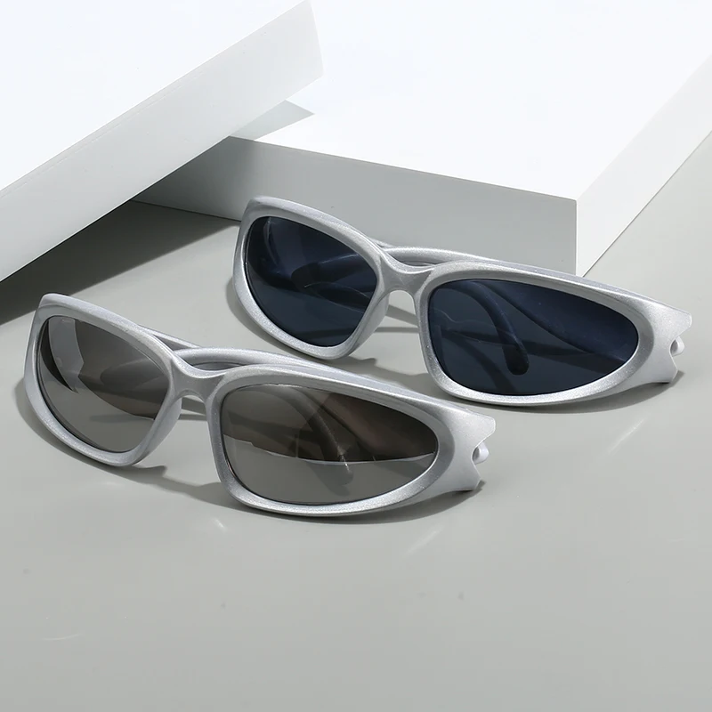 1/2/3pcs Fashionable Men and Women Sunglasses High-end Y2K Square Bicycle Glasses Resistant Sunglasses Outdoor Hiking Glas UV400 image 4