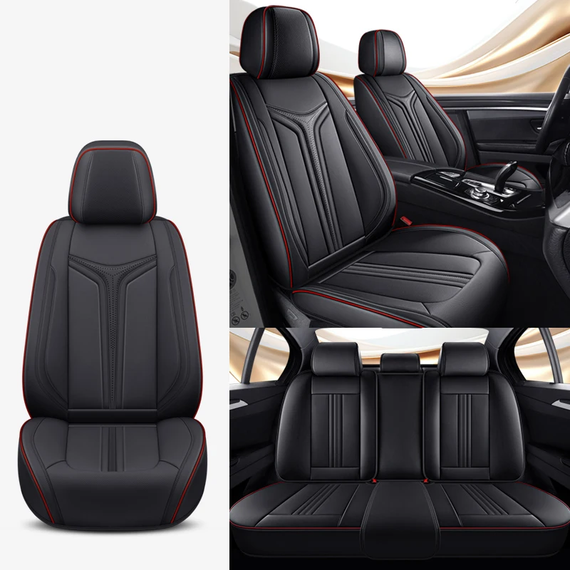 

Universal Car Seat Cover For Hyundai i40 Veloster Ioniq 5 Santa Fe Creta Fiat Bravo Freemont Full Set Auto Interior Accessories