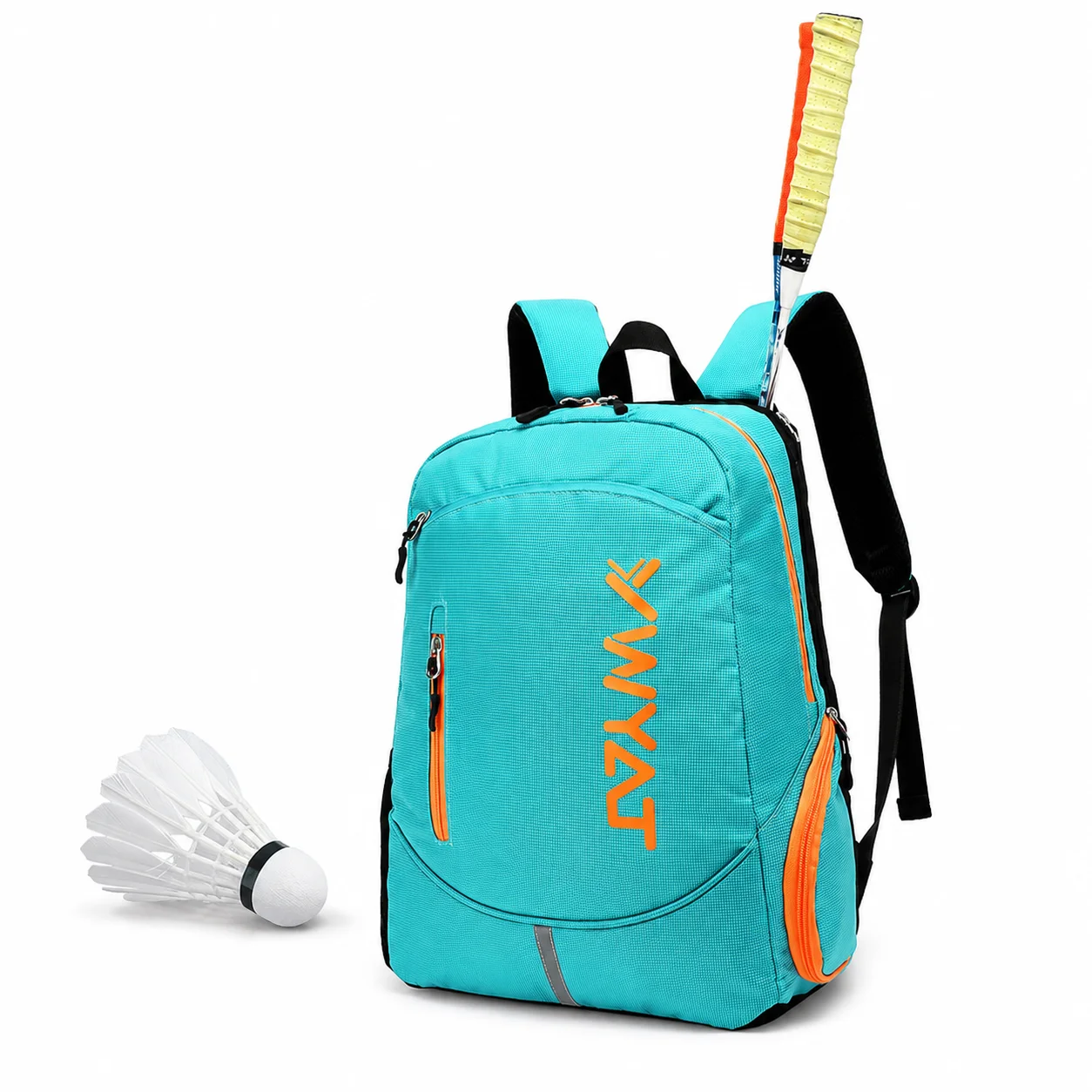 Kids Badminton Backpack 3 Racket Capacity Sports Bag with Shoe Compartment for Boys Girls Youth Training and Outdoor Travel