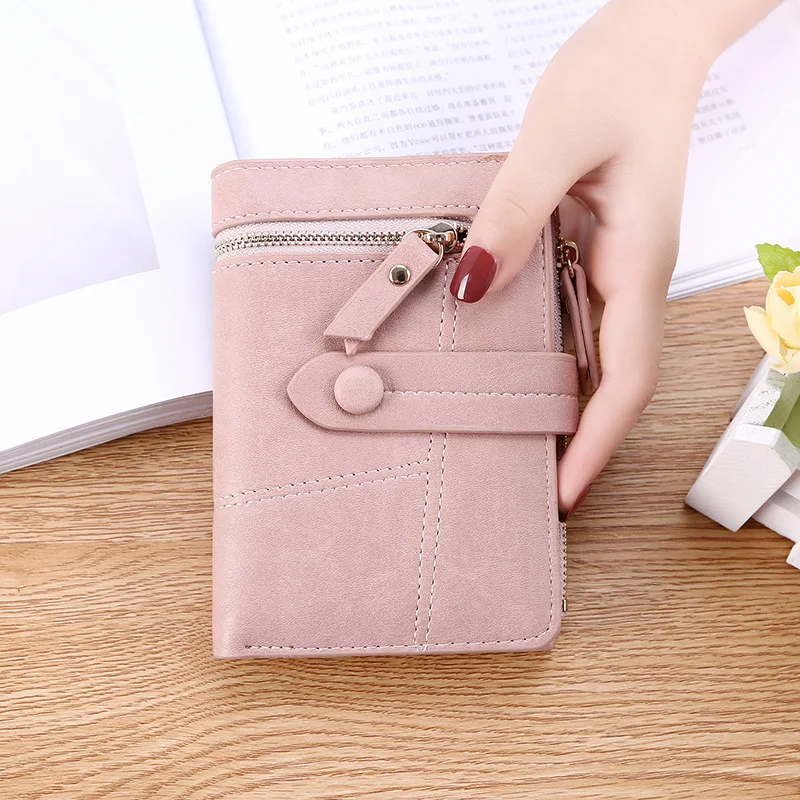 New Women's Wallet Short Japanese and Korean Edition Trendy and Fresh Female Student Multi functional Folding Small Wallet