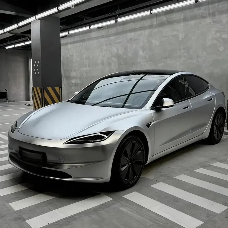 For Tesla Model 3 Highland 2025 2026 Color Changing Film PPF Scratch-Resistant Self Healing Car Protection Film Vinyl Wrap