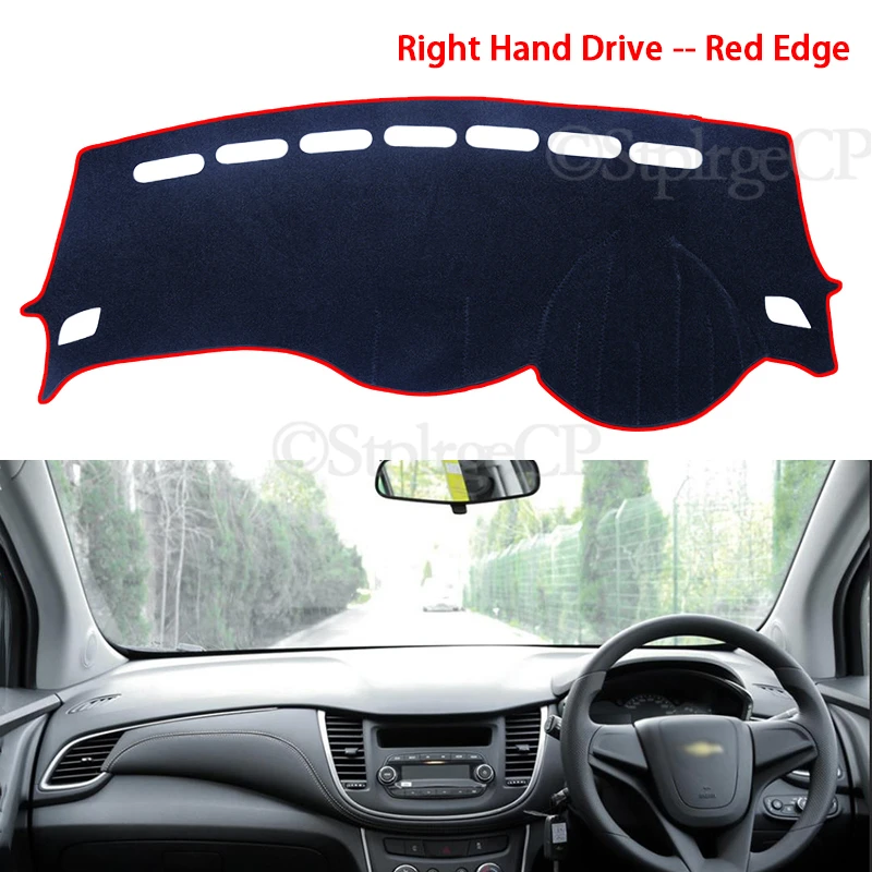 Anti-Slip Mat Dashboard Cover Pad Sunshade Dashmat Carpet Car Accessories Rug for Chevrolet Trax Tracker Holden 2017 2018 2019 view 2