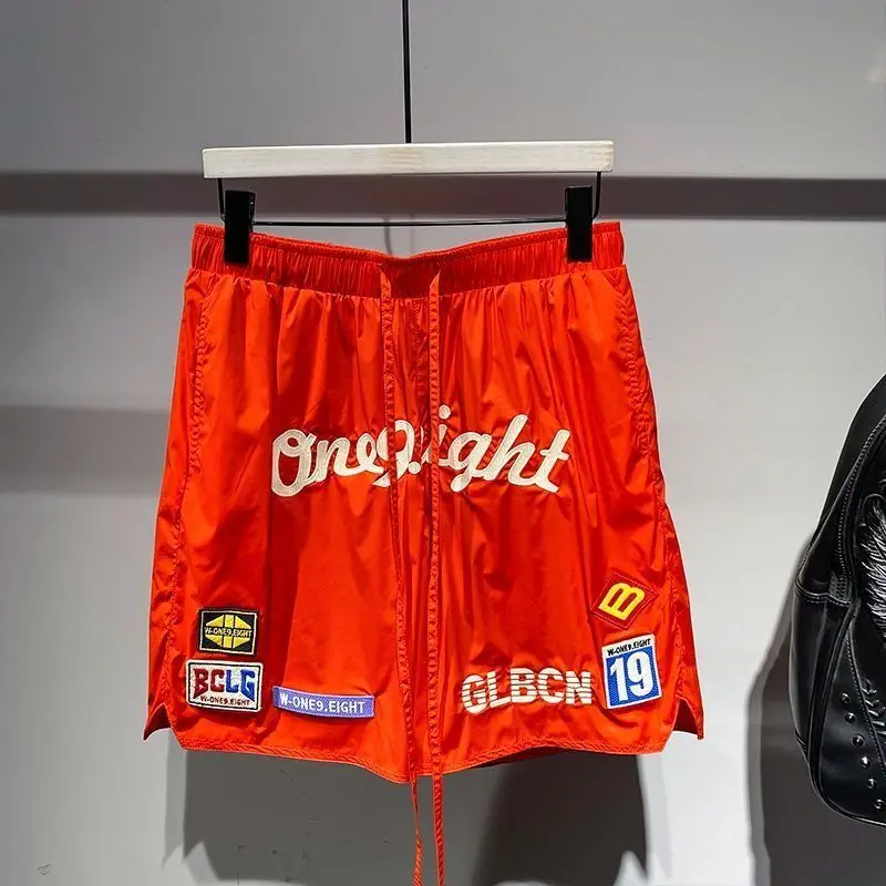 

Мужские летние свободные брюки American Sle Baskeall orts 300 Pou, пляжная одежда, повседневные брюки, модная длина пять четвертей