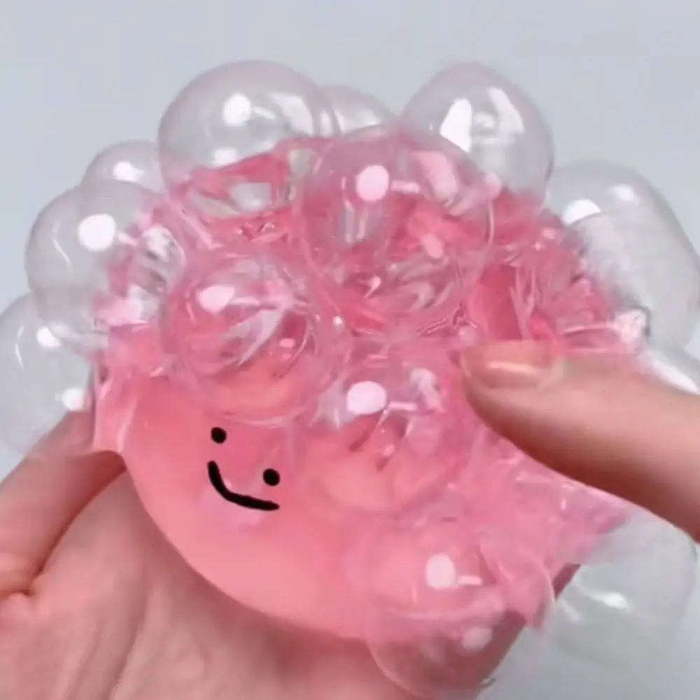 Lustige Quetschen Akne TPR Kristall Ball Transparente Simulation Wasser Ball Kneifen Realistische Feste Blase Octopus Kneifen Spielzeug