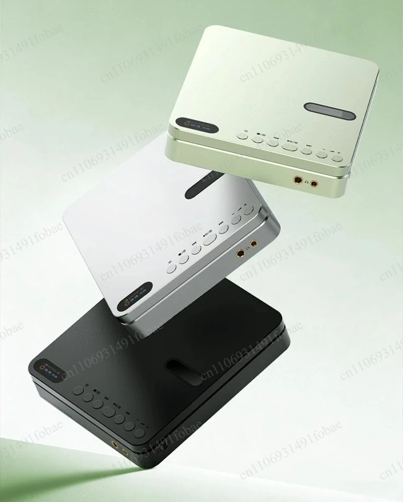 Portable Retro CD Player, HiFi Lossless Music Player with 4.4mm Port for Desktop Use