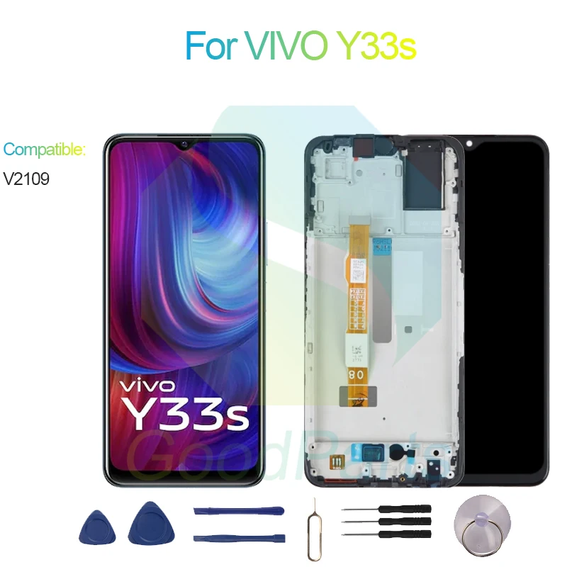 

For VIVO Y33s Screen Display Replacement 2408*1080 V2109 For VIVO Y33s LCD Touch Digitizer