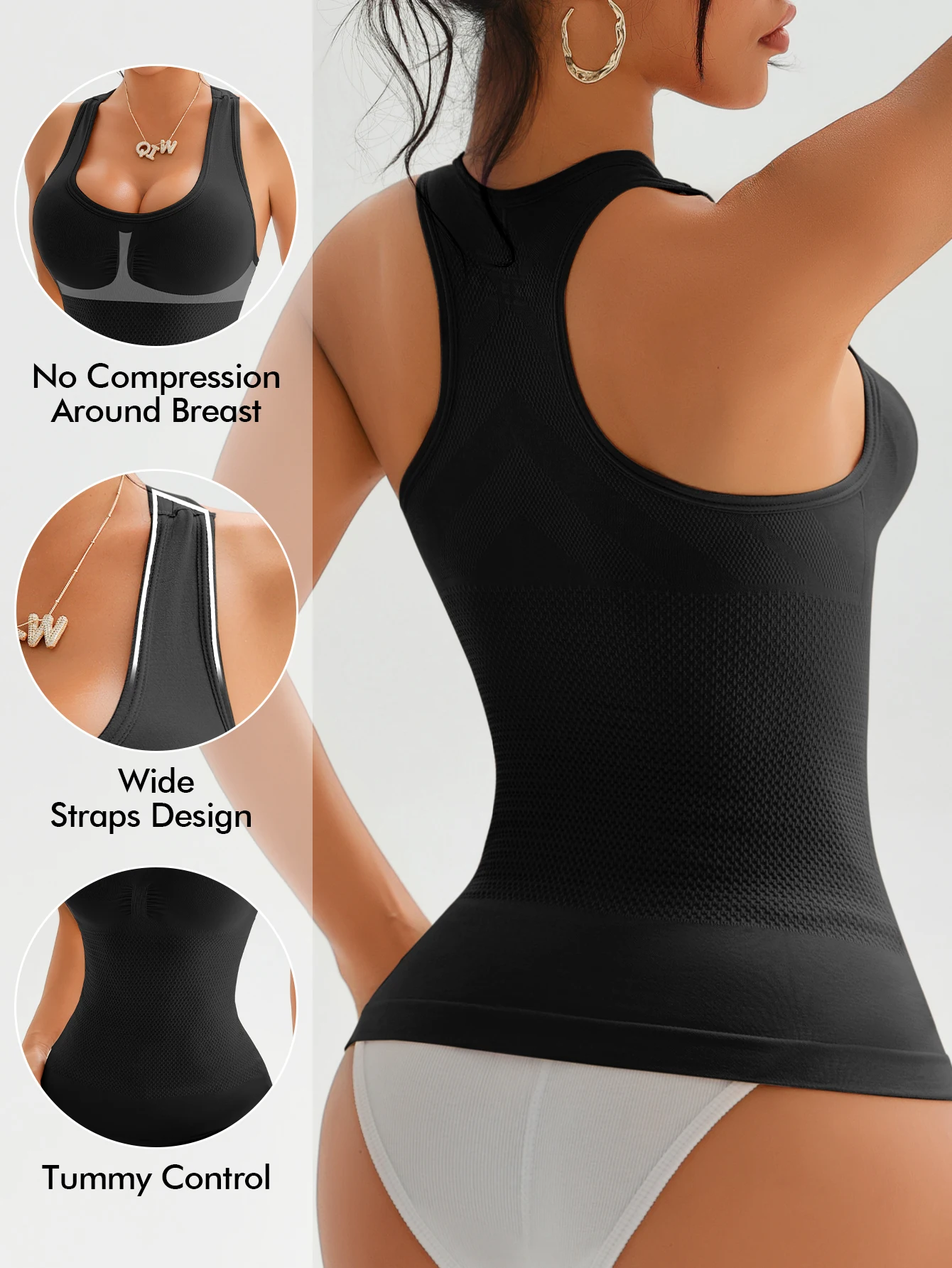 Women Seamless Shaping Racerback Sports Yoga Bra, Sleeveless Wide Strap Ultra Thin Vest, Elastic Multi-color Daily Layering Top