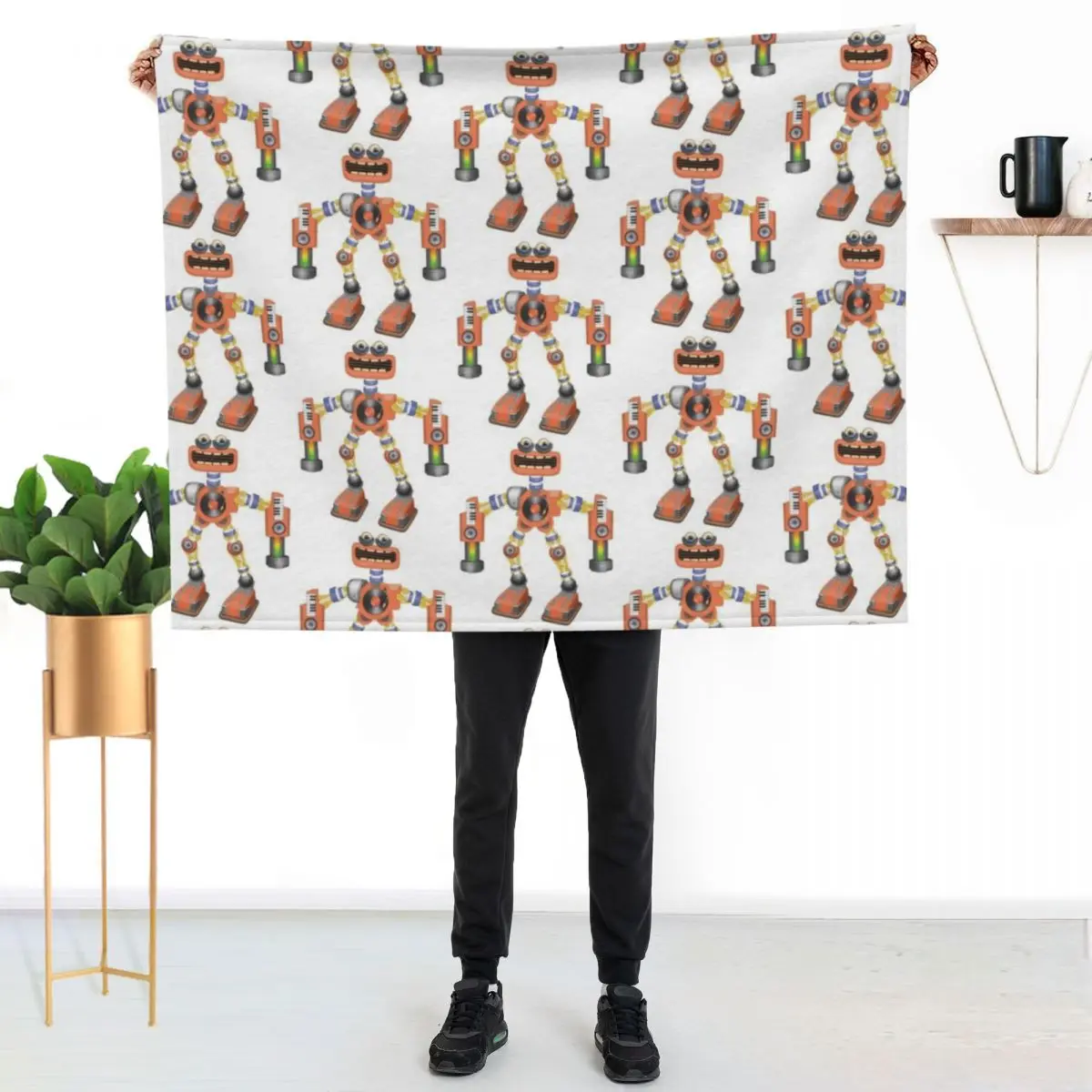 rare wubbox - my singing monsters wubbox Throw Blanket For Sofa Thin anime Soft Beds Flannels For Baby Baby Blankets