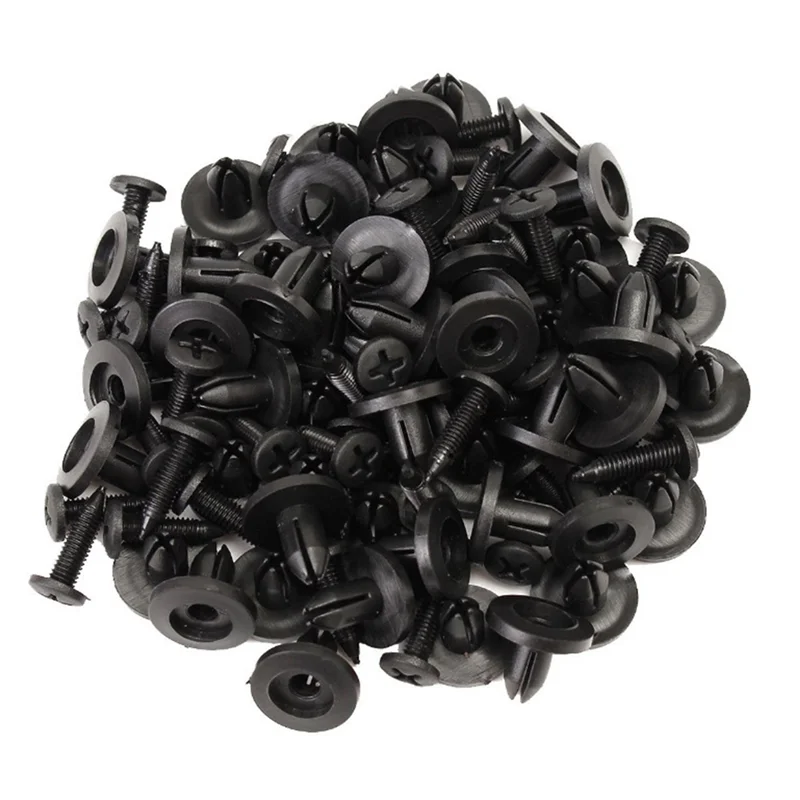 B-Est 100Pcs Clip Board Screw Clip Leaf Board Expandable Clip Wall Clip Fixing Tool Expansion Screws Durable Easy Install